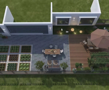 Modern Courtyard/landscape-ID:944082026