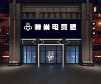 Modern Facade Element-ID:256663084