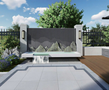 Modern Courtyard/landscape-ID:195453881