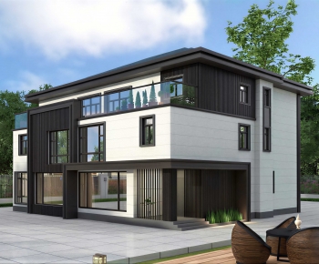 Modern Courtyard/landscape-ID:773926027