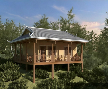 Southeast Asian Style Appearance Of Commercial Building-ID:695780999