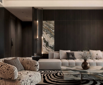 Modern A Living Room-ID:659653905