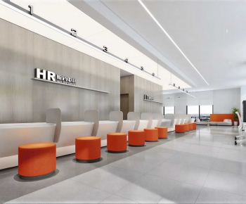 Modern Office Reception Desk-ID:338253028