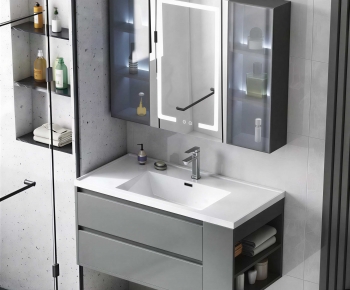 Modern Bathroom Cabinet-ID:547329904