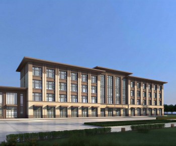 European Style Appearance Of Commercial Building-ID:939760928