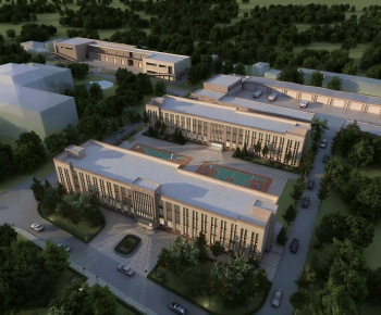 Modern Architectural Bird's-eye View Planning-ID:578660019