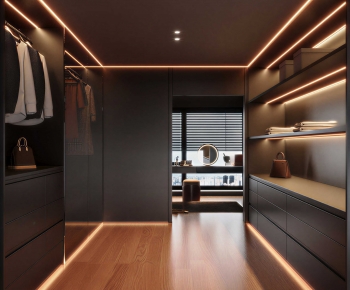 Modern Clothes Storage Area-ID:851800921