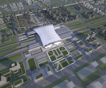 Modern Architectural Bird's-eye View Planning-ID:775280954