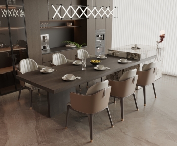 Modern Dining Table And Chairs-ID:343326096