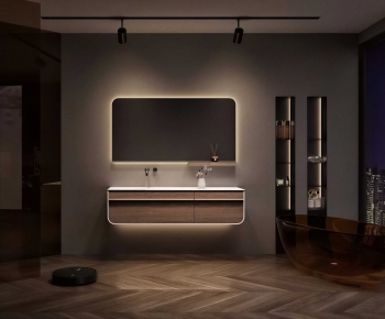 Modern Bathroom Cabinet-ID:530240526