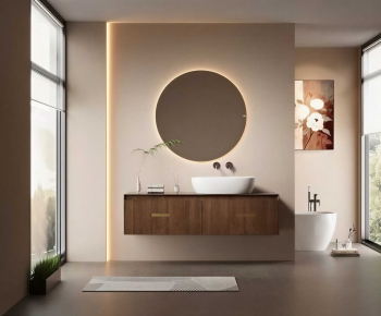 Modern Bathroom Cabinet-ID:381725075