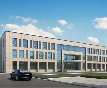 Modern Appearance Of Commercial Building-ID:965079071