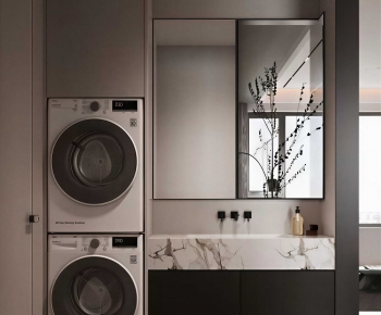 Modern Bathroom Cabinet-ID:624938013
