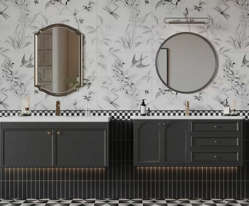Modern Bathroom Cabinet-ID:684590106