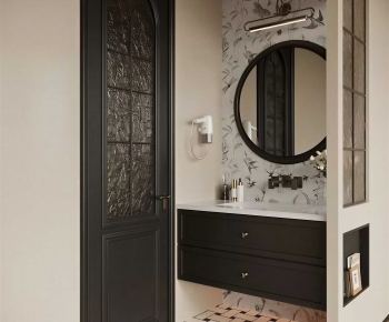 French Style Bathroom Cabinet-ID:966217047