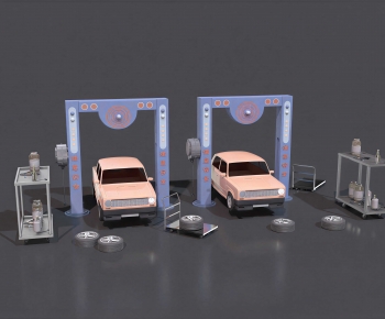 Modern Automobile Repair Shop-ID:607287881