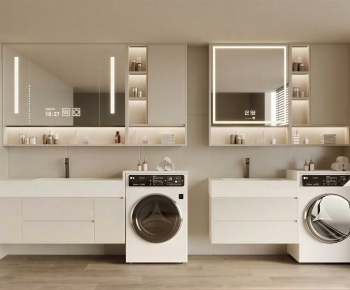 Modern Bathroom Cabinet-ID:116691111