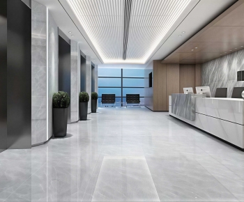 Modern Office Reception Desk-ID:469202044