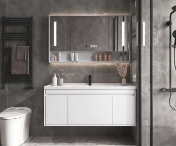 Modern Bathroom Cabinet-ID:597985032