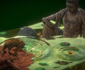 New Chinese Style Sculpture-ID:786297085