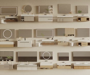 Modern Bathroom Cabinet-ID:336335901