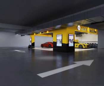 Modern Automobile Repair Shop-ID:733577978