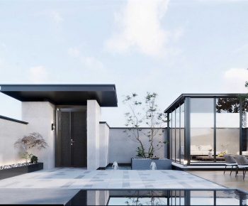 Modern Courtyard/landscape-ID:684226043