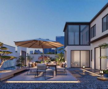 Modern Courtyard/landscape-ID:150499332