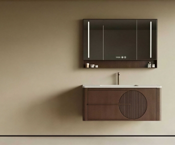 New Chinese Style Bathroom Cabinet-ID:417526012