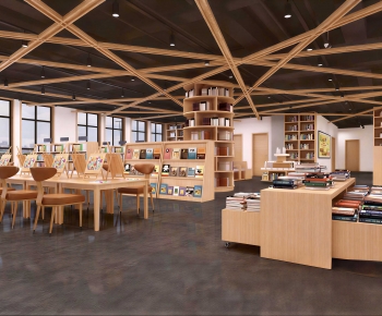 Modern Bookstore Book Bar-ID:809024104