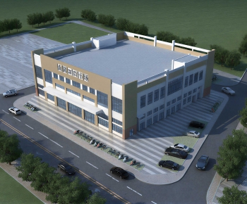 Modern Appearance Of Commercial Building-ID:915791034