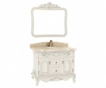 French Style Bathroom Cabinet-ID:634369945