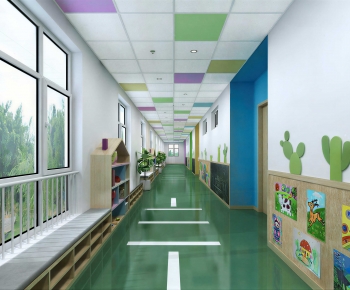 Modern Children's Kindergarten-ID:666891107