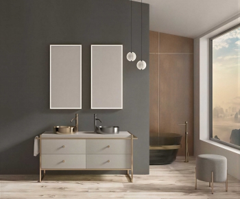Modern Bathroom Cabinet-ID:938956022