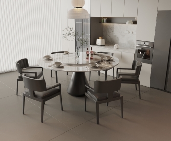 Modern Dining Table And Chairs-ID:489890102