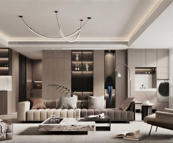 Modern A Living Room-ID:380470046