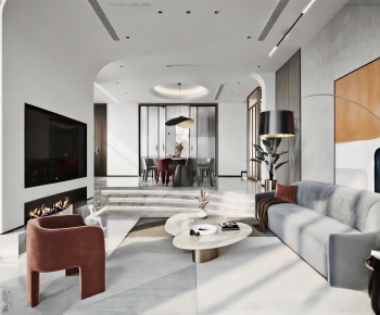 Modern A Living Room-ID:279680972
