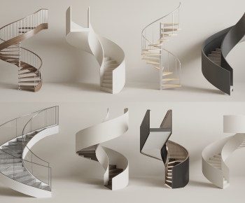 Modern Rotating Staircase-ID:472850892