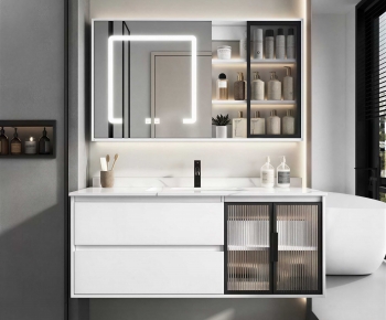 Modern Bathroom Cabinet-ID:369030009