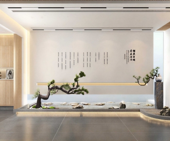 New Chinese Style Plant Landscaping-ID:505544909