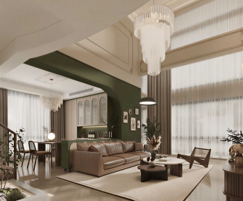 Modern A Living Room-ID:881742008