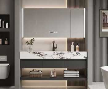 Modern Bathroom Cabinet-ID:796041976