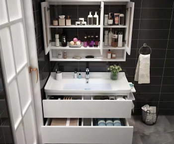 Modern Bathroom Cabinet-ID:212188017