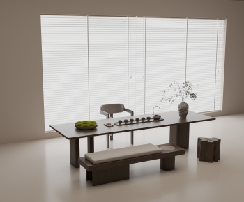 New Chinese Style Tea Tables And Chairs-ID:521823881