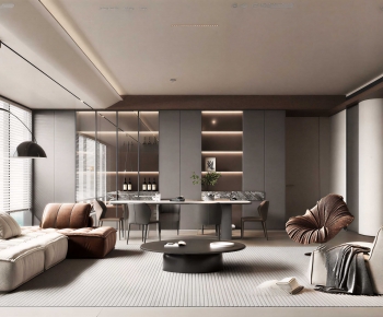 Modern A Living Room-ID:980891941