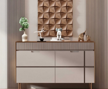 New Chinese Style Entrance Cabinet-ID:205701118