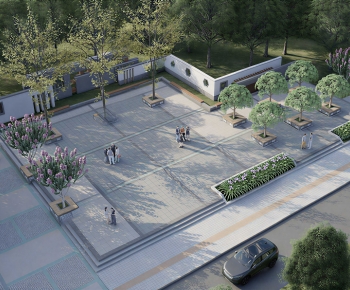 Modern Park Landscape-ID:929923065