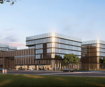 Modern Appearance Of Commercial Building-ID:555399891