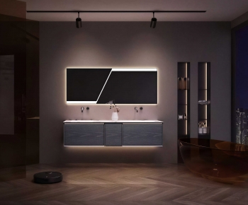 Modern Bathroom Cabinet-ID:182696107