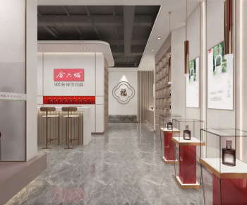 New Chinese Style Exhibition Hall-ID:129061946